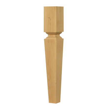 Osborne Wood Products 18 x 2 3/4 Lakeland Coffee Table Leg in Hard Maple 1374HM